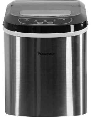 Magic Chef 27-Lb. Countertop Ice Maker Mini Fridge