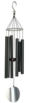 Nature's Melody Aureole Tunes Black Outdoor Windchime