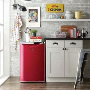 Premium Mini Fridge Danby DAR044A6PDB Contemporary Classic Compact Refrigerator