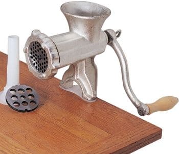 CucinaPro Manual Meat Grinder with Tabletop Clamp