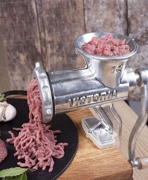 Victoria Manual Meat Grinder and sausage stuffer