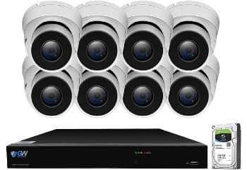 Gw Security 8 Channel Smart Security Camera System